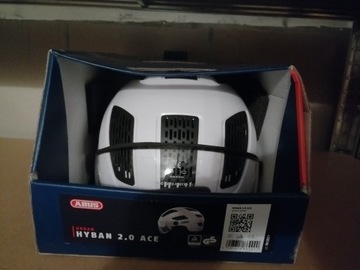 Kask Abus Hyban 2.0 ACE polar white