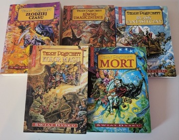 Świat dysku - zestaw 5 książek - Terry Pratchett 