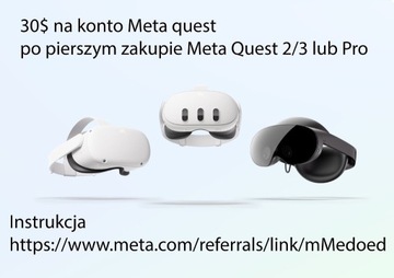 30$ do Meta Quest 3 / 2 lub Pro link instrukcja 