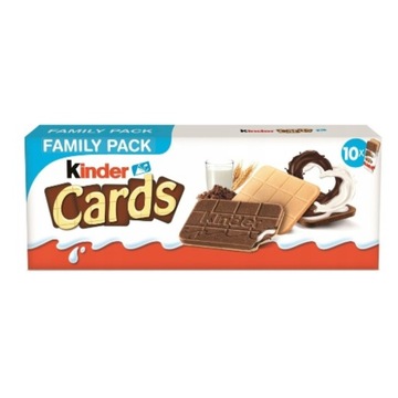 Kinder Cards Family Pack 10x2szt 256g DE