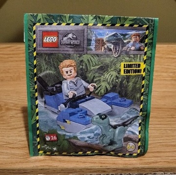 Lego Jurassic World 122331 Owen na ścigaczu