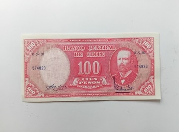 100 pesos Chile 1960 r