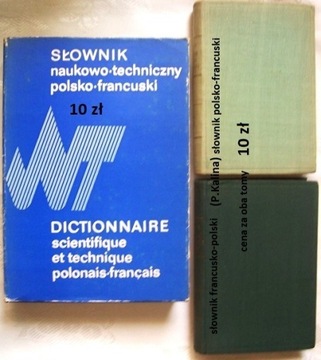 Słownik polsko-francuski francusko-polski technicz