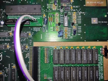 Amiga 500 pamięć ram 1.8MB +adapter GARY