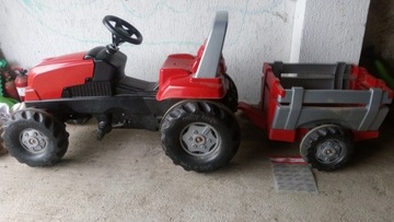 Traktorek na pedały z przyczepką Rolly Toys 
