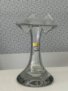 Kryształowy wazon RASTAL NOBLESSE ręcznie wykonany