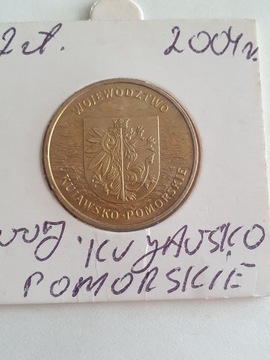 2 zlote  Wojewodztwo Kujawsko-Pomorskie 2004r.