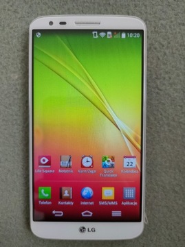 Biały telefon LG G2