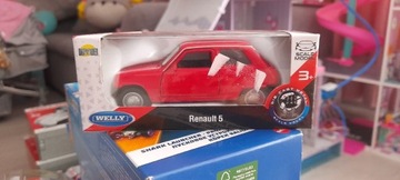 Autko Welly Renault 5 skala 1:34