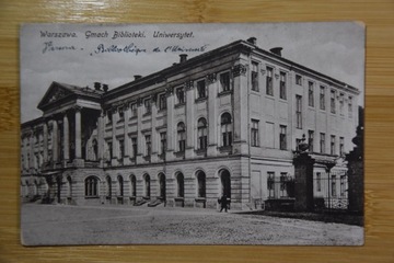 Warszawa Gmach Biblioteki 1917