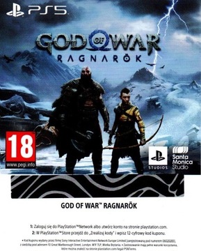 God od War Ragnarok Ps5 - klucz zdrapka