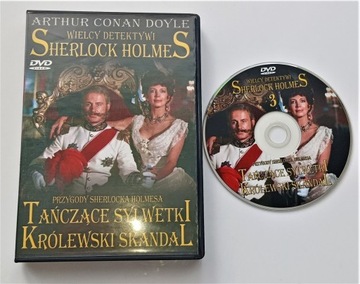 2x Film DVD Sherlock Holmes Tańczące Sylwetki Król