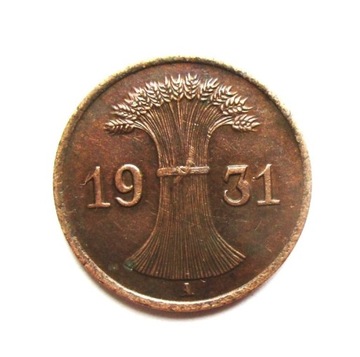 1 Pfennig 1931 r. A.  Niemcy