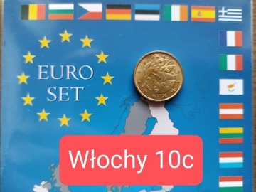 Włochy 10 cent 2002