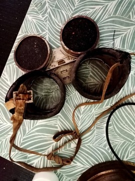 Przedwojenne okulary do spawania