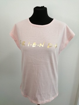 T-shirt damski Friends Różowy L Koszulka