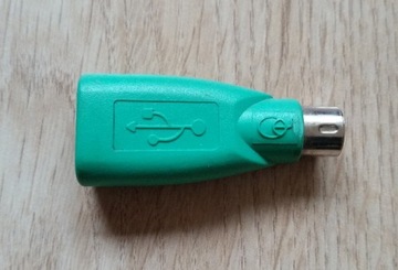Adapter Przejściówka USB - PS/2