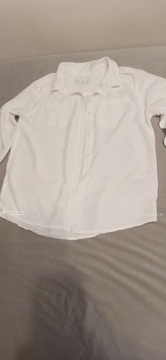 Elegancka biała bluzka, szkoła,rozmiar  134 SMYK