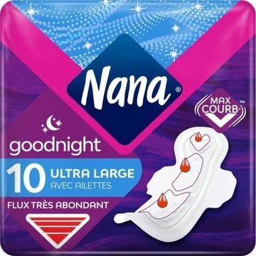 Podpaski Ultra Goodnight NANA 10 sztuk