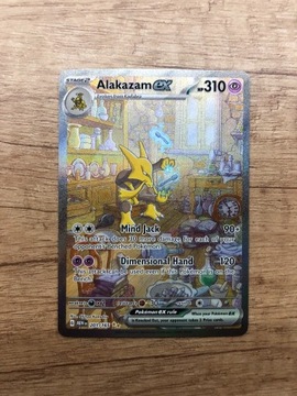 Karta Pokemon Mew 151 Alakazam Ex 201/165 