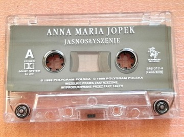 Anna Maria Jopek "Jasnosłyszenie" kaseta audio