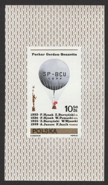POLSKA - PUCHAR GORDON-BENNETTA - 1981 - CZYSTY **