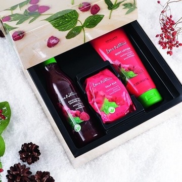 Zestaw Love Nature malina I mięta oriflame 