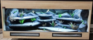 terrarium dla agamy jaszczurki 140x60x60