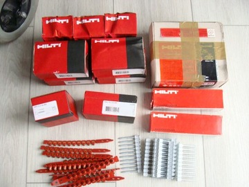 HILTI do stali gwozdzie X-U 52MX + naboje 1000 kpl