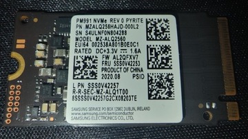 Dysk SSD Samsung PM991  256 M.2 PCIe NVMe [19]
