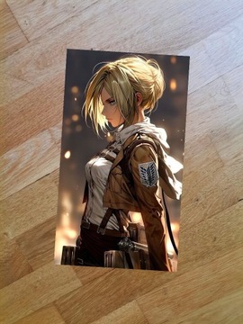 Plakat 21x29cm Attack on Titan anime manga unikat