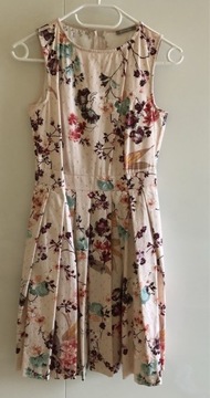 Orsay sukienka XS kwiaty bawełna 