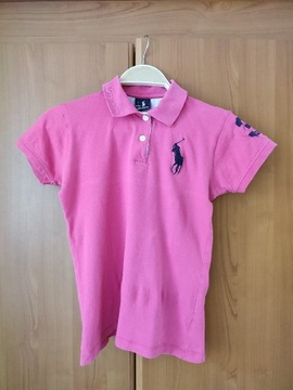 Oryginalne polo Ralph Lauren rozmiar S różowe 