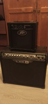 Line 6 Spider III 75 oraz PEAVEY Backstage II