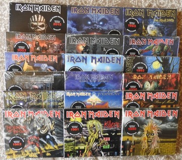 Iron Maiden - zestaw 18 CD (nowe, w folii digipak)