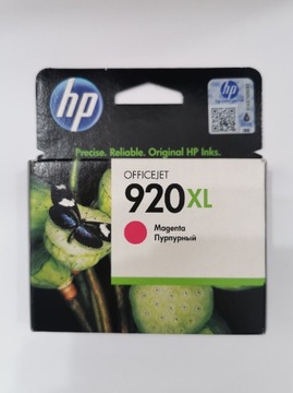 Dwa tusze HP 920 XL magenta + cyjan
