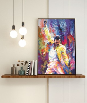 Plakat A3 Freddie Mercury, PROMOCJA 2+1 GRATIS!