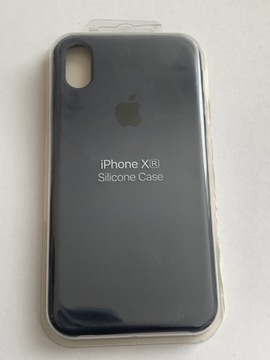 Plecki Apple silicone Case IPhone XR granatowy