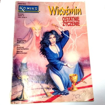 WIEDŹMIN OSTATNIE ŻYCZENIE Sapkowski KOMIKS 1994