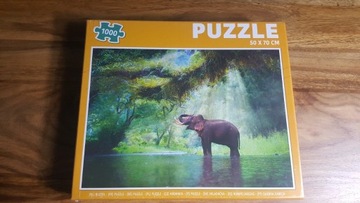 Puzzle 50 x 70 cm Słoń 1000 elementów Nowe