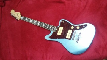 Fender Jazzmaster kopia,blokowane klucze blue met.