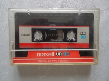 Kaseta magnetofonowa maxell UR 90 Made in Japan