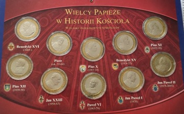 Papież w Historii zestaw medali