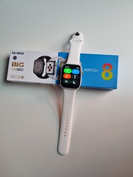 Smartwatch serii 8 biały pasek 