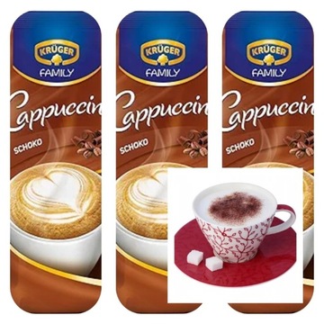 Kawa cappuccino Kruger choko 3x 500 g z Niemiec 