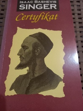 Certyfikat - Isaac Bashevis Singer