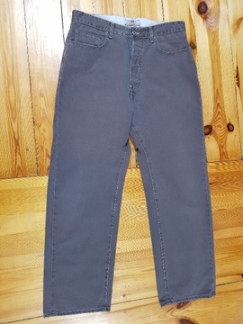 Spodnie Levis Levi's Strauss jeans brązowe 36/32
