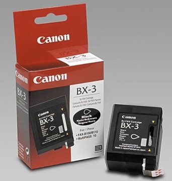 TUSZ ORYGINAŁ CANON BX3 BX-3 CZARNY NOWY