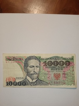 Polska Banknot  PRL 10000 zł 1988  AT0267753