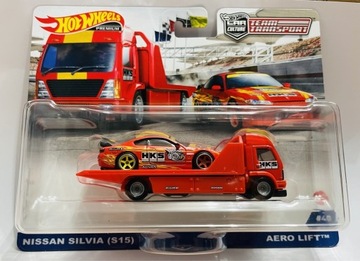 Hot Wheels Premium Team Transport Nissan Silvia